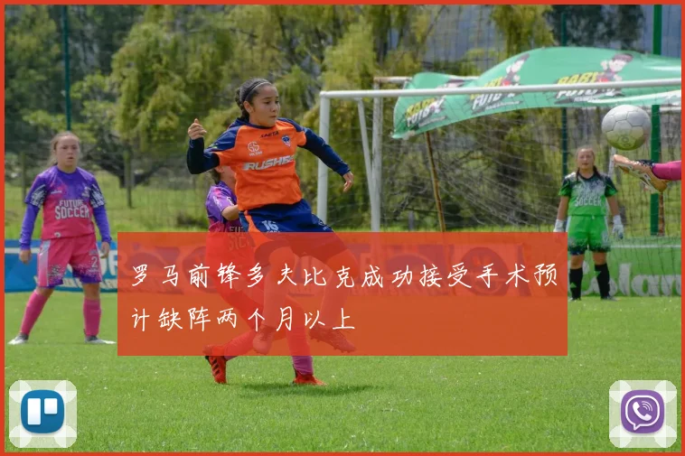 罗马前锋多夫比克成功接受手术预计缺阵两个月以上